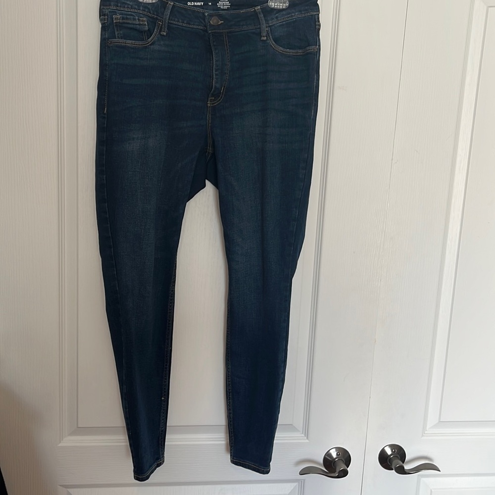 Old Navy Dark Blue Size 14 Jeans